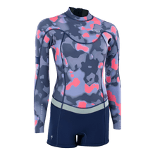 Cargar imagen en el visor de la galería, ION Women Wetsuit Amaze Shorty 2.0 Longsleeve Back Zip 2023