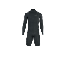 Cargar imagen en el visor de la galería, ION Men Wetsuit Element 2/2 Shorty Longsleeve Front Zip 2023