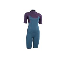 Carica l'immagine nel visualizzatore di Gallery, ION Women Wetsuit Element 2/2 Shorty Shortsleeve Back Zip 2024