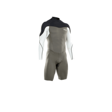 Carica l'immagine nel visualizzatore di Gallery, ION Men Wetsuit Element 2/2 Shorty Longsleeve Back Zip 2022