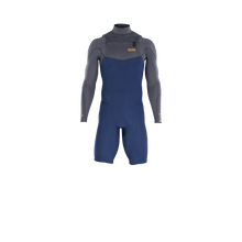 Load image into Gallery viewer, ION Men Wetsuit Element 2/2 Shorty Longsleeve Front Zip 2023
